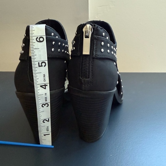 Mix No. 6 Black Chunky Heels size 7.5 NWOT - Picture 6 of 6